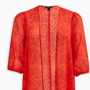 TORRID COVERUP SHEER AND GORGEOUS!  NWT  SIZE 6 OR 30W